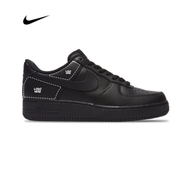 NIKE AIR FORCE 1 (Schwarz) + DEIN FIRMENLOGO